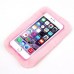 iPhone SE 5 5s - Luxury Soft Rex Rabbit Furry Hair Phone Protective Case Cover - Pink